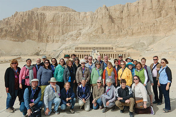 Participants on the 2016 Encountering Egypt learning tour.